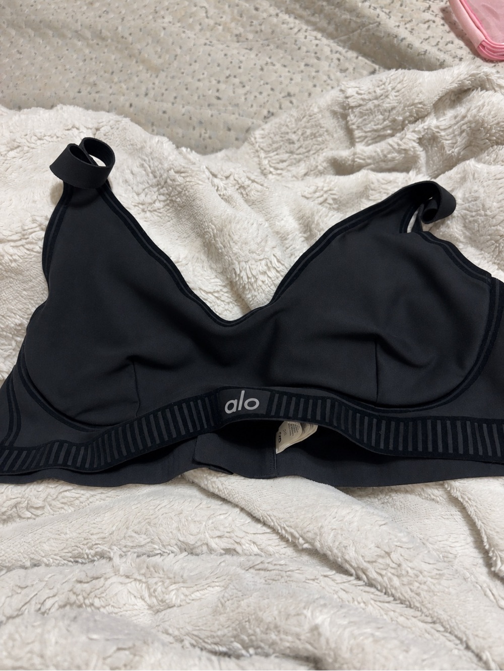 ALO Yoga Black Seamless Bralette